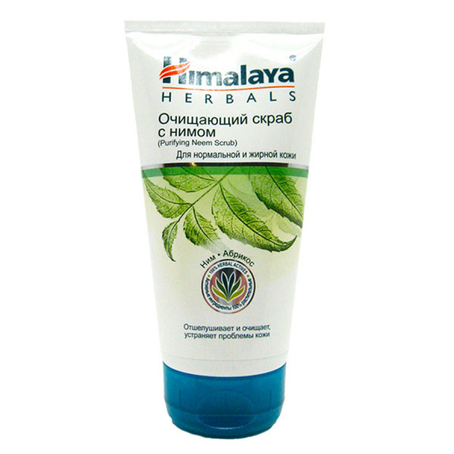 Скраб с Нимом очищающий для жирной кожи Himalaya