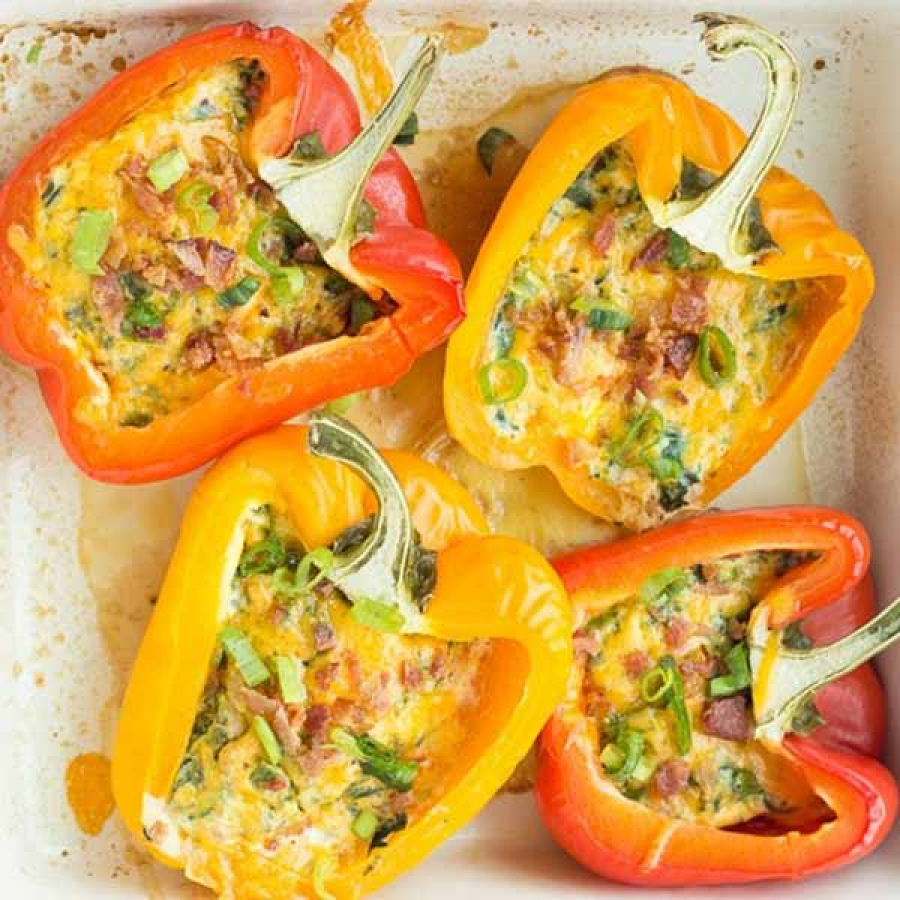 Фаршированные желтые перцы