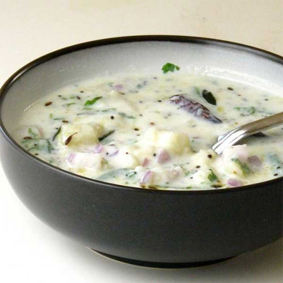 Райта из картофеля и кокосового ореха