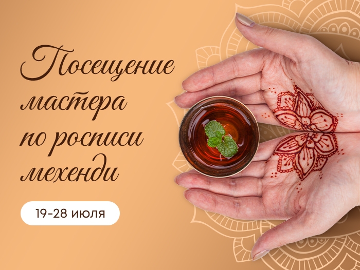 Посещение мастера по росписи мехенди